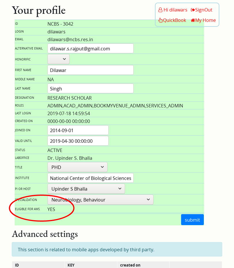 eligible for aws